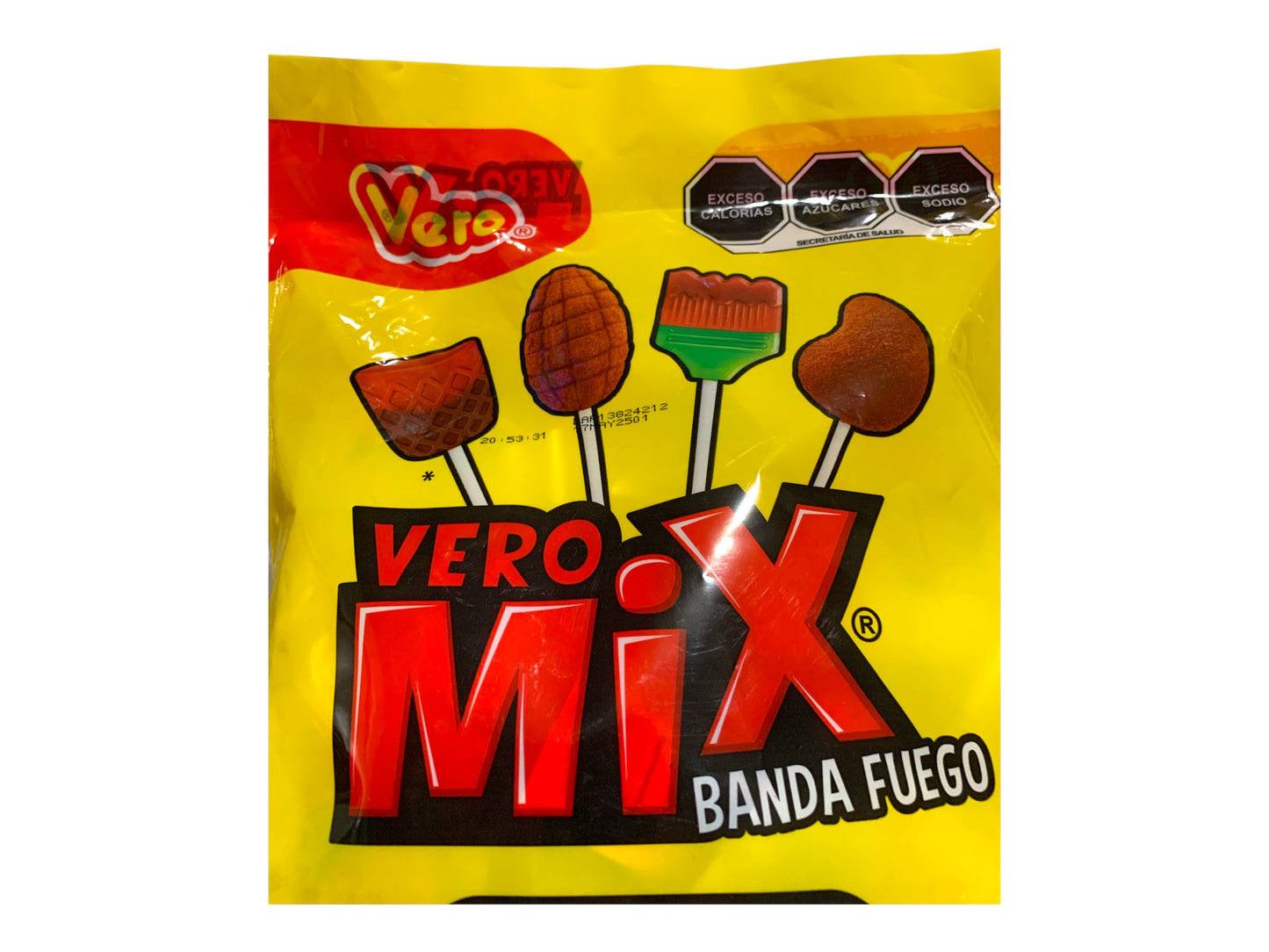 Lollipops vero Mix Fuego 8 pieces