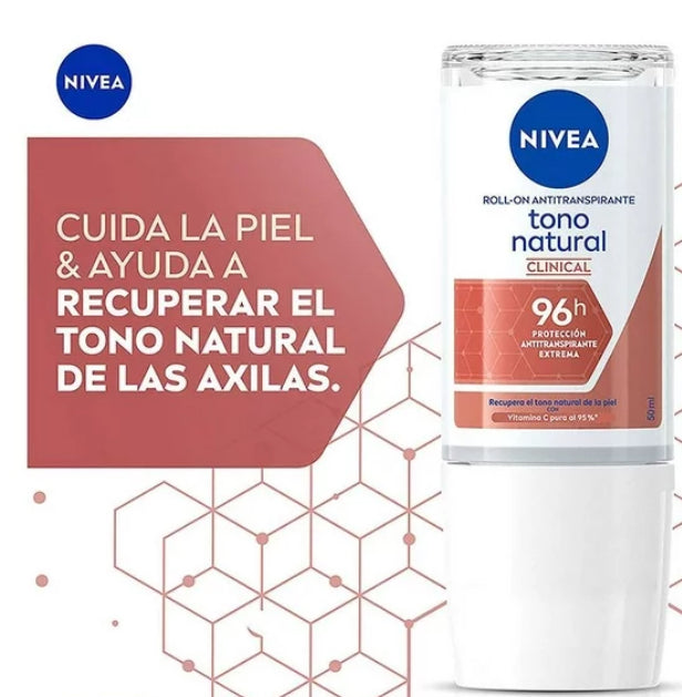 NIVEA TONO NATURAL CLINICAL 96 HORAS