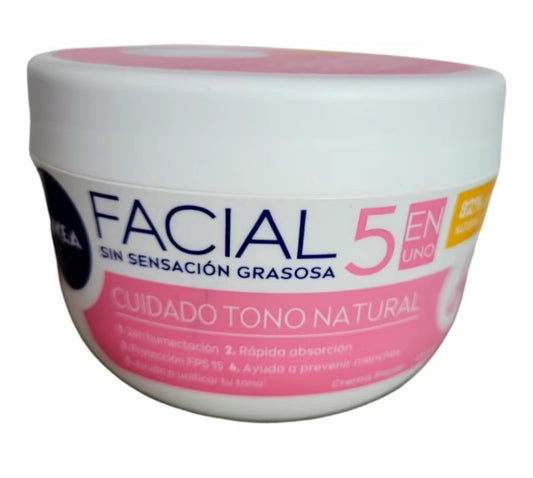 NIVEA Facial 5 en 1 Tono Naural